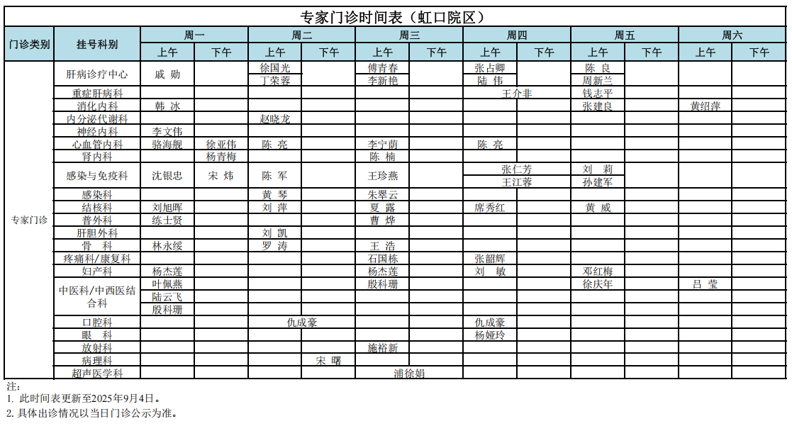专家门诊时间表（虹口院区）.png