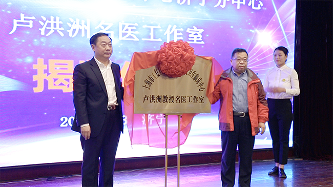 上海市公共卫生临床中心济宁分中心及卢洪洲教授工作室成立
