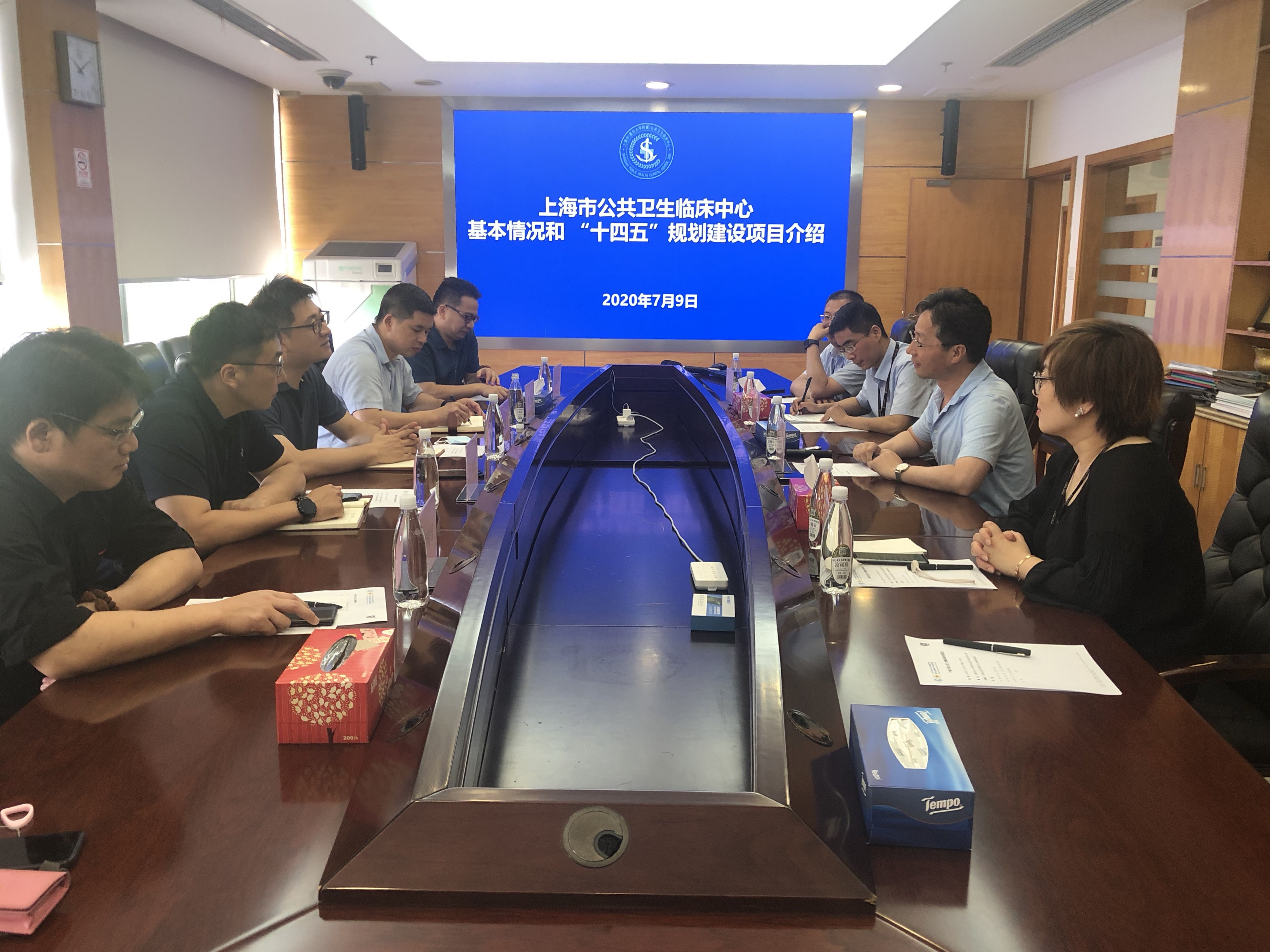 宁波市北仑区卫健局与公卫中心开展合作交流